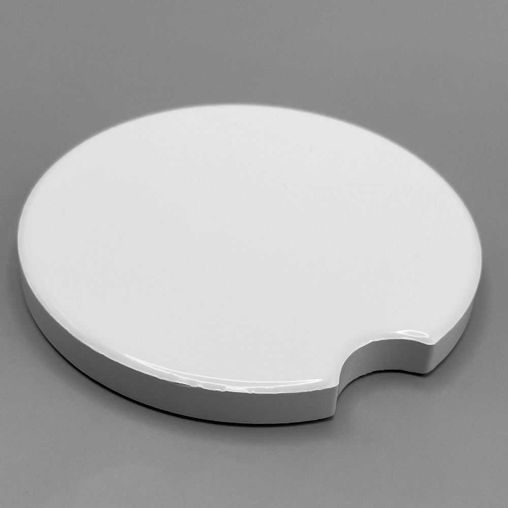 Glossy Ceramic Car Coasters - Set of 2