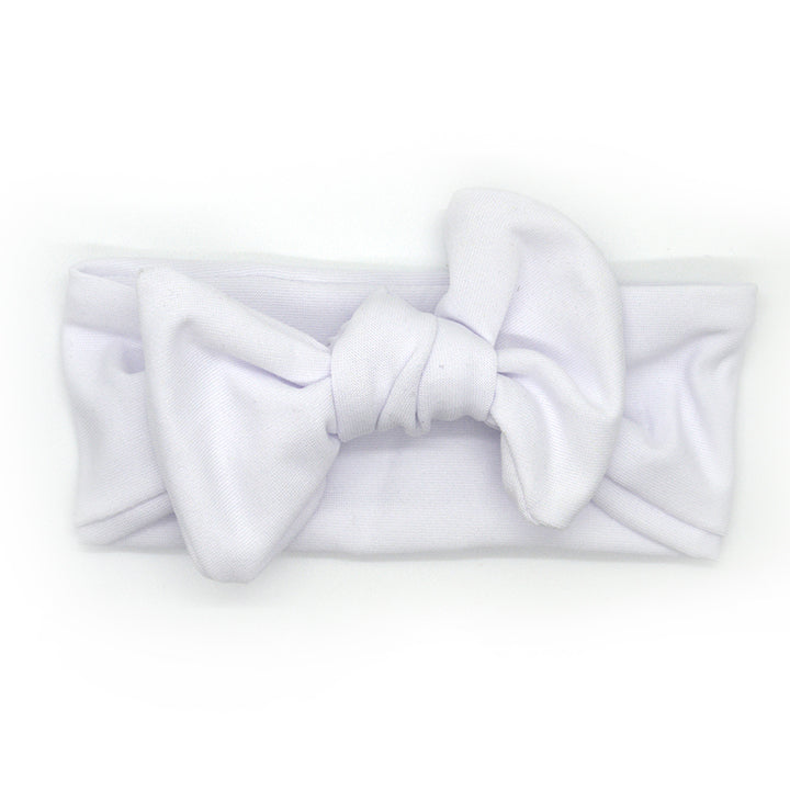 Squared Bow Knotted Baby Headband
