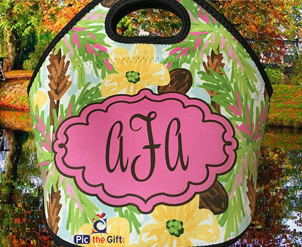 Neoprene Lunch Tote - 12" x 12" - Single Sided
