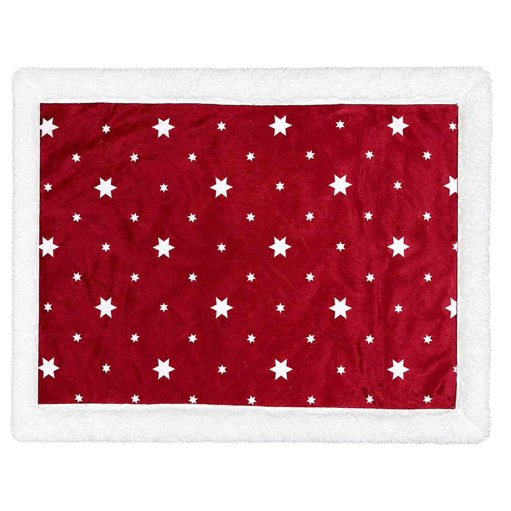 Sherpa Hem Blanket - 56" x 76"
