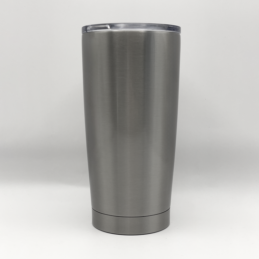 Double Walled Tumbler - Silver - 20oz