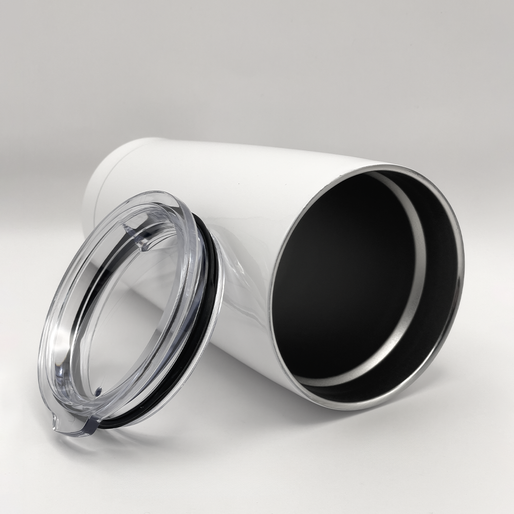 Double Walled Tumbler - White - 20oz