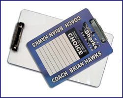 Dry Erase Clipboard with Flat Clip - 9 x 12.5