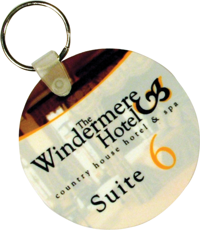 Key Chain Circle - Double Sided - 2.5"