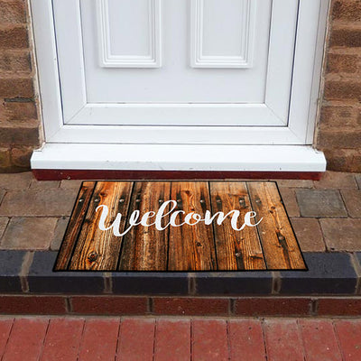 Floor Mat with Black Edges - Felt - 18" x 24"