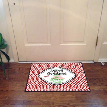 Floor Mat with Black Edges - 20oz Loop - 18" x 27"