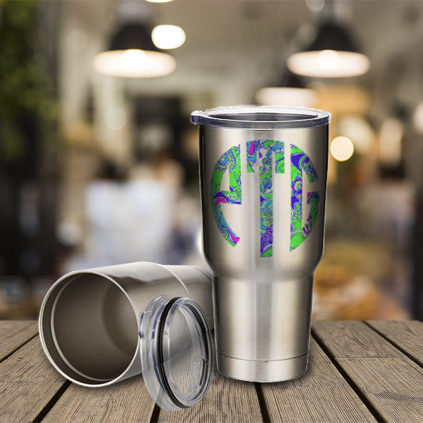 Double Walled Tumbler - Silver - 30oz