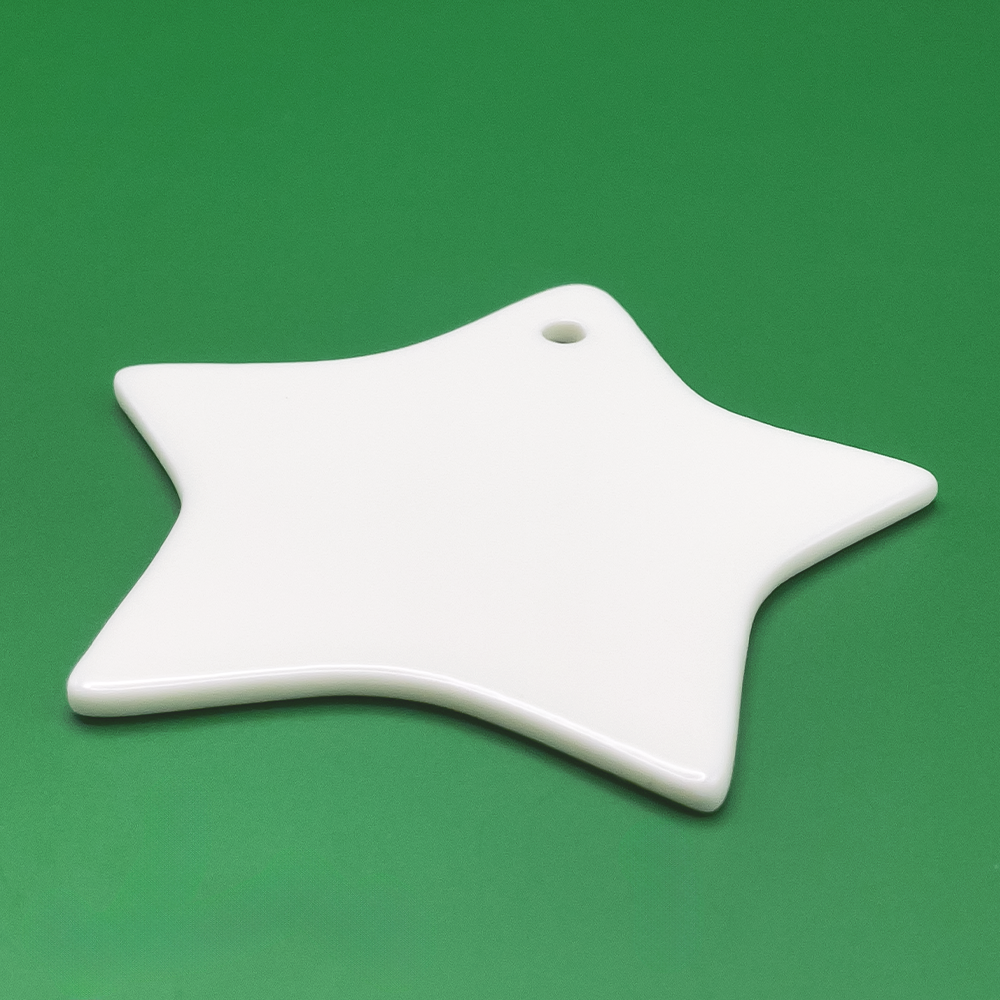 Ceramic Star Ornament - 3"