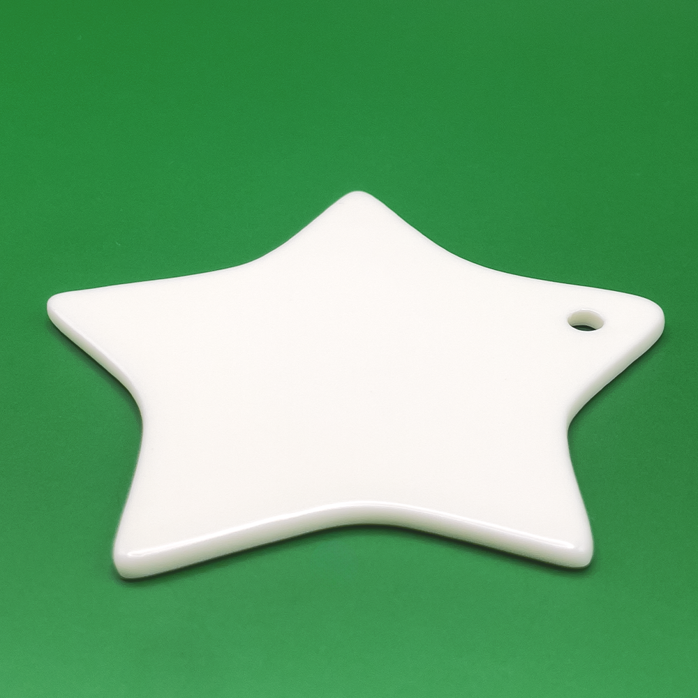 Ceramic Star Ornament - 3"