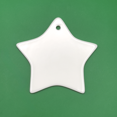 Ceramic Star Ornament - 3"