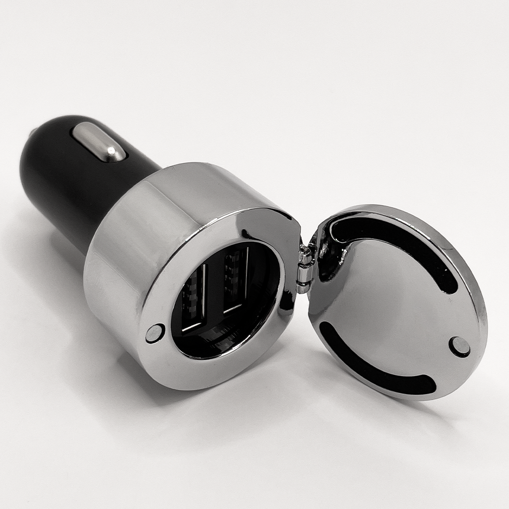 USB Car Charger w/ Printed Lid