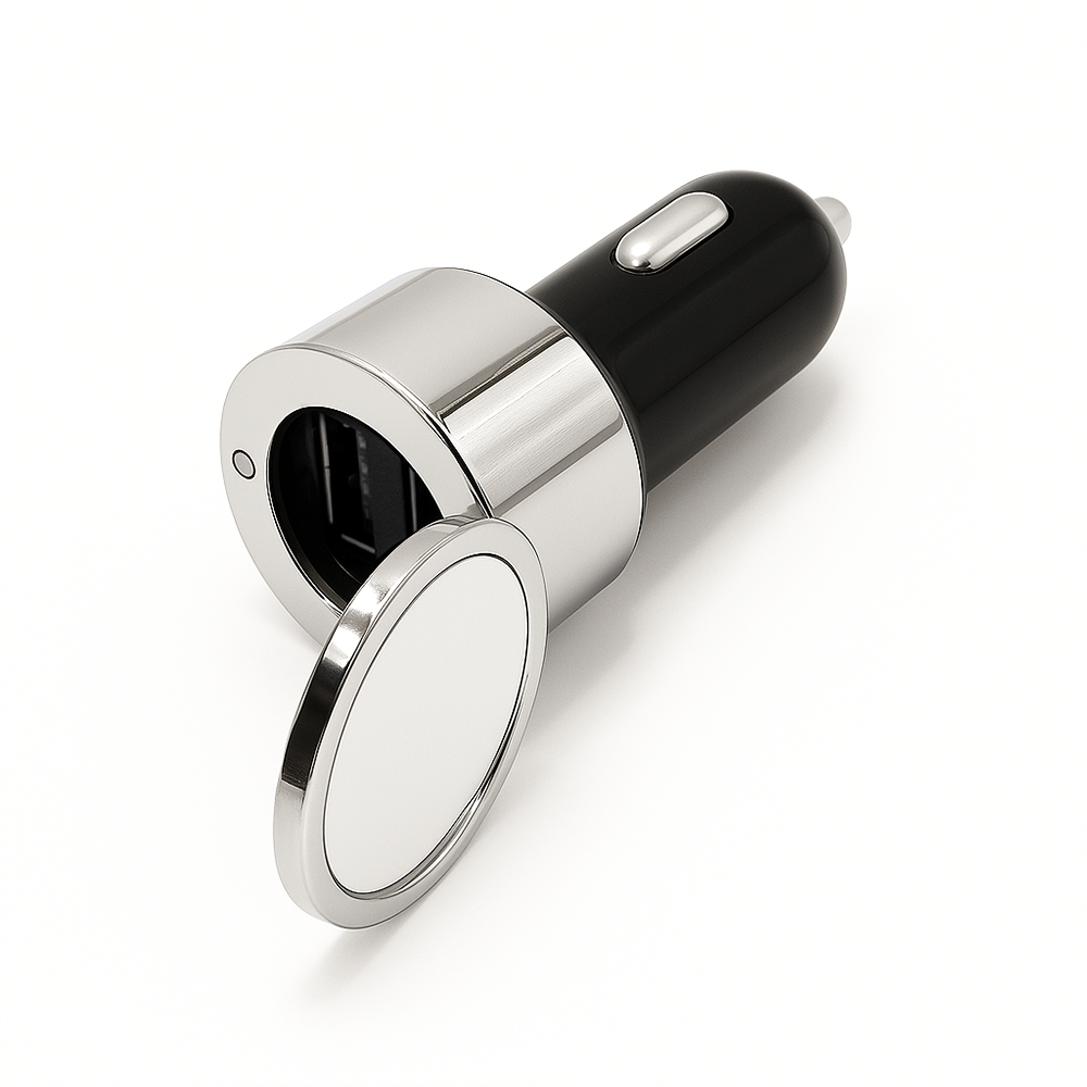 USB Car Charger w/ Printed Lid
