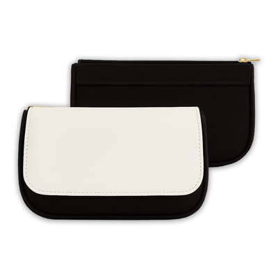 Cosmetic Bag - Canvas - 8.5" x 5.5" - w/ Printable Flap