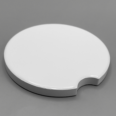 Glossy Ceramic Car Coasters - Set of 2