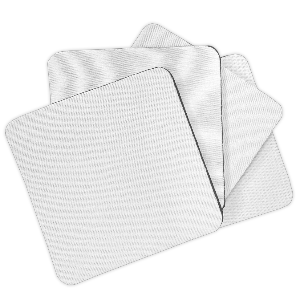 Neoprene Fabric Coaster - Set of 4