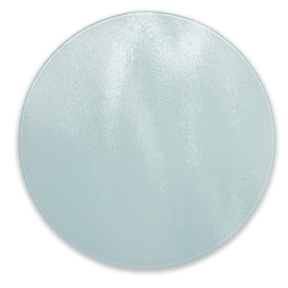 Tempered Glass Round Cutting Board -  11.8”