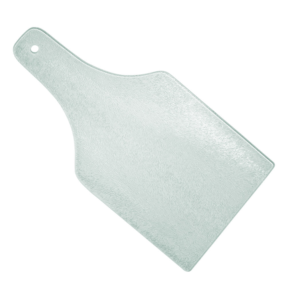 Tempered Glass Wine Bottle Shaped Cutting Board