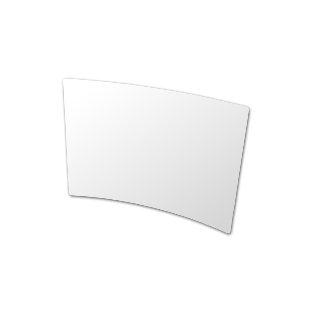 Curved Metal Photo Panel - 4" x 6"