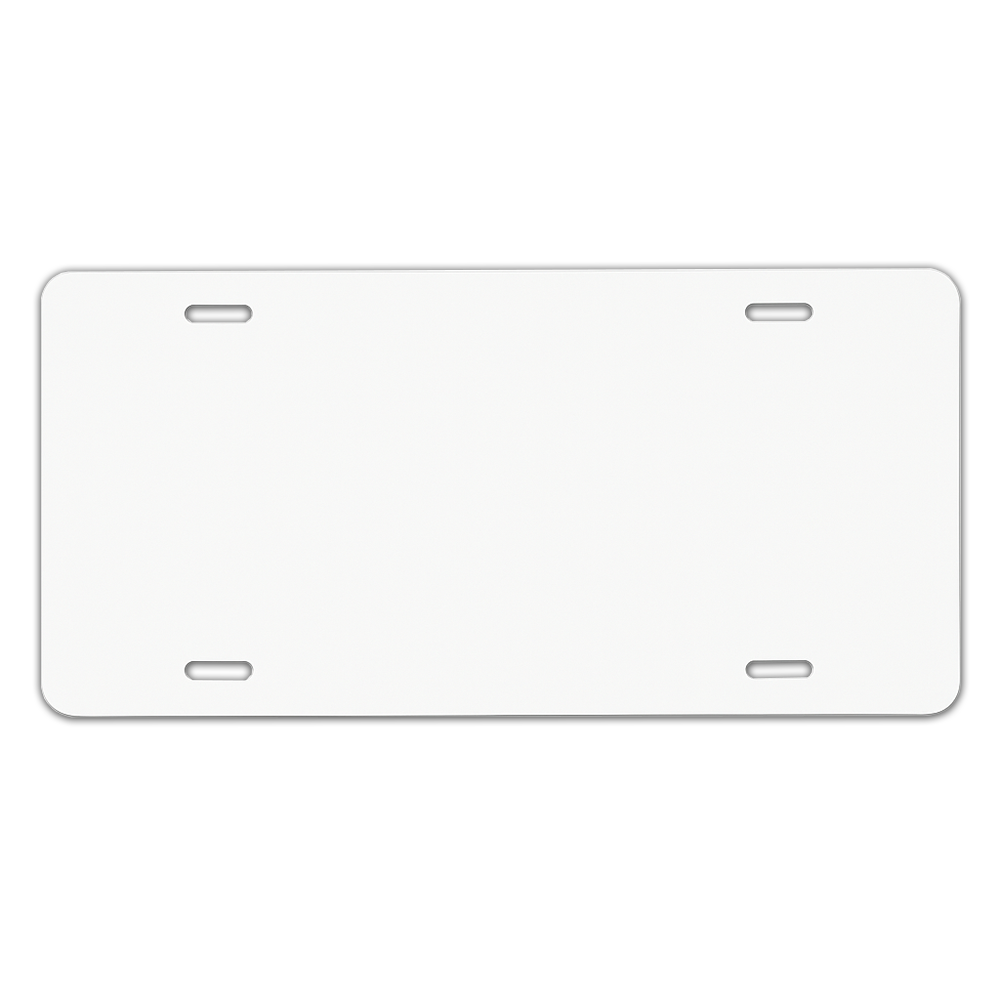 Aluminum License Plate - 6" x 12"