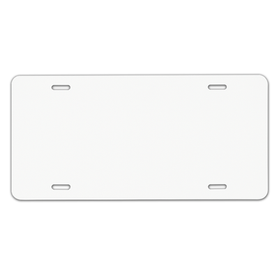 Aluminum License Plate - 6" x 12"