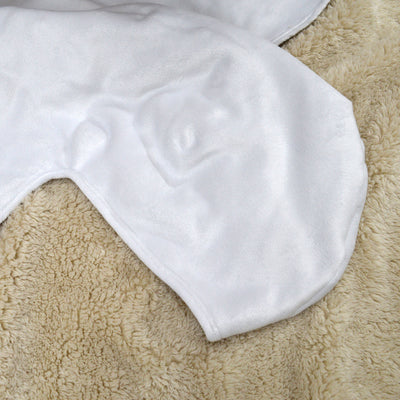 Hooded Tan Sherpa Blanket - 50" x 60"