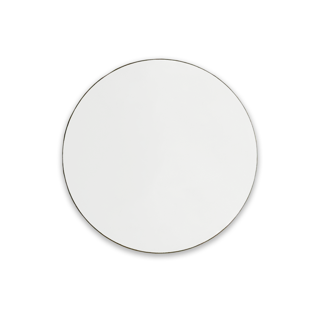 Round Hardboard Announcement Sign - 3.5"