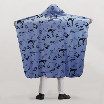 Hooded Tan Sherpa Blanket - 50" x 60"