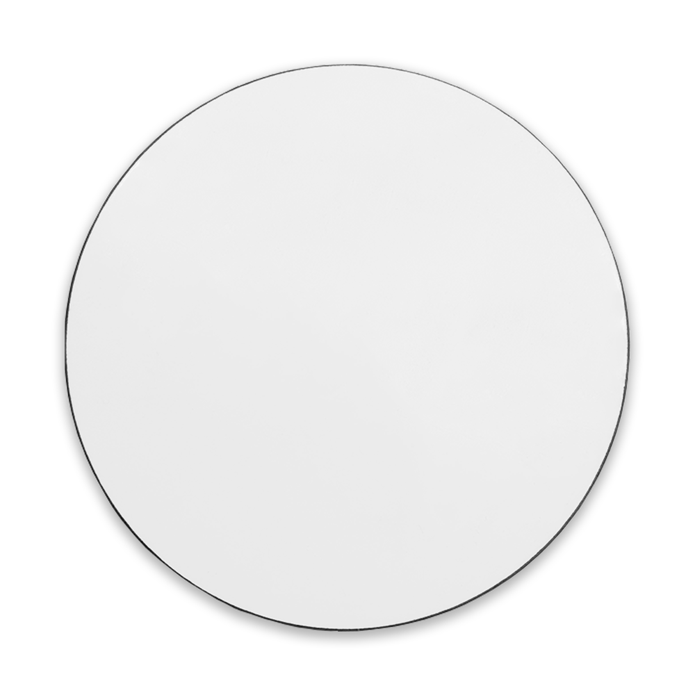 Round Hardboard Announcement Sign - 6"