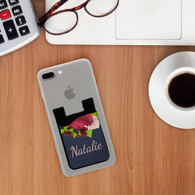 Phone Card Holder w/ Cleaning Cloth