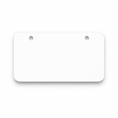 Bicycle License Plate - 3" x 6"