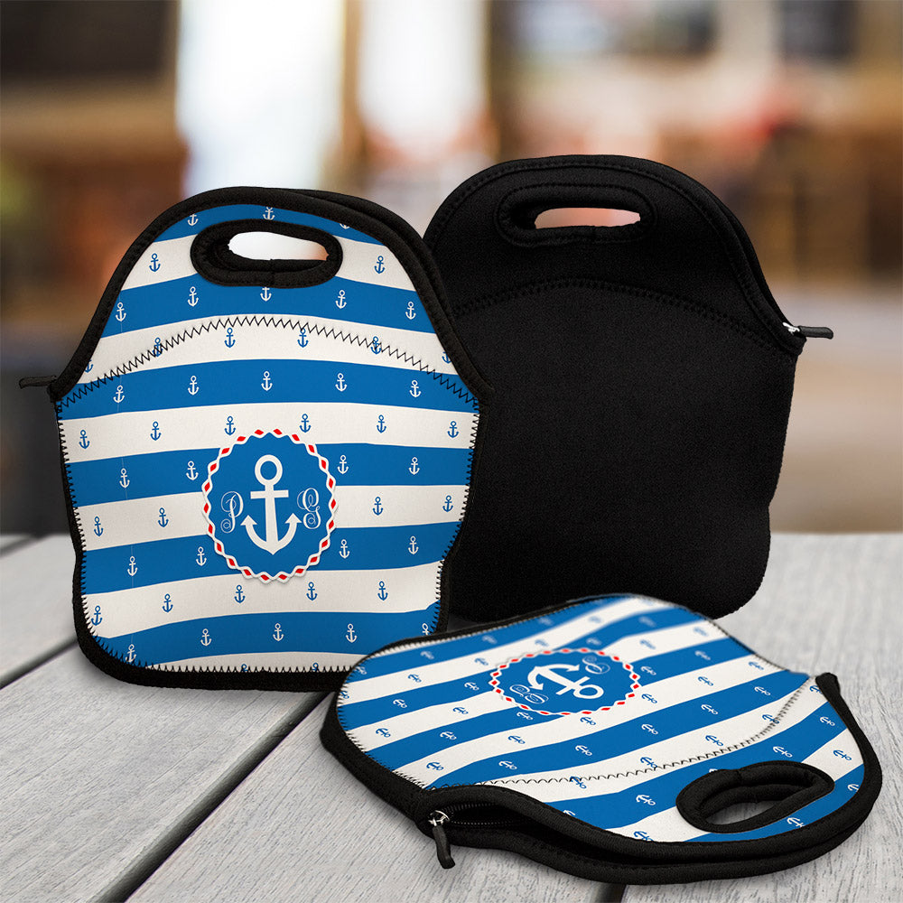 Neoprene Lunch Tote - 12" x 12" - Single Sided