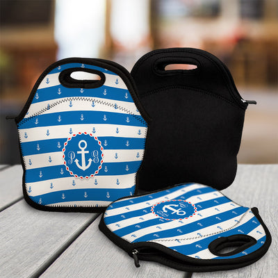 Neoprene Lunch Tote - 12" x 12" - Single Sided