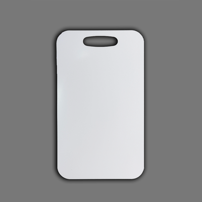 Large Aluminum Luggage Tag with Leather Strap
