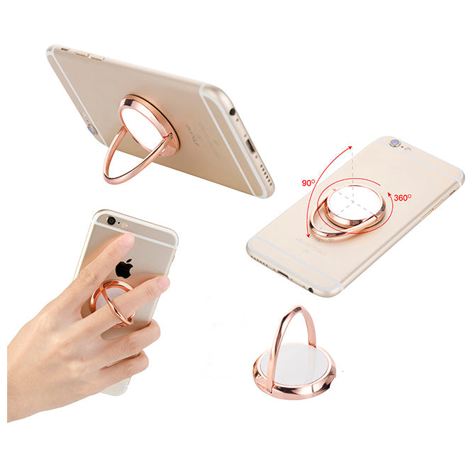 Mobile Phone Finger Ring Stand - Rose Gold