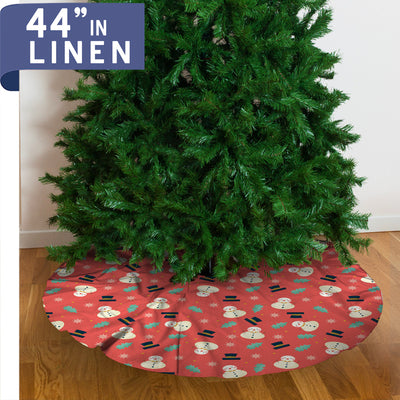 Christmas Tree Skirt - Linen - 44"