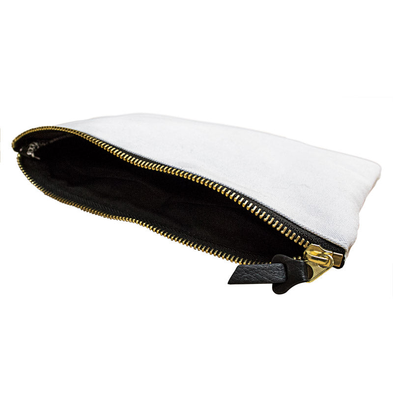 Cosmetic Bag - Canvas - 6" x 10"