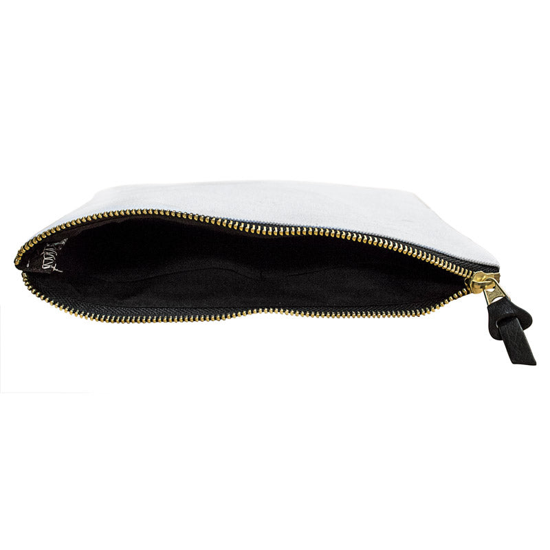 Cosmetic Bag - Canvas - 6" x 10"