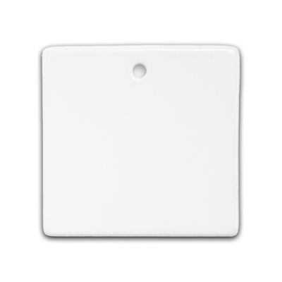 Ceramic Square Ornament - 2.75"