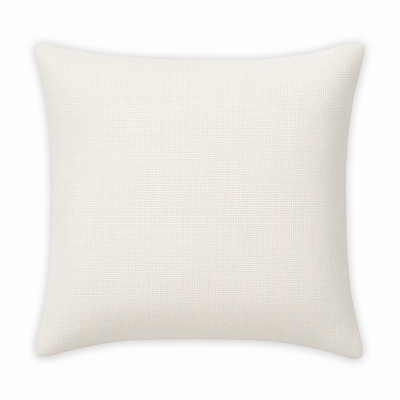 White Burlap Throw Pillow Case - 16" x16"