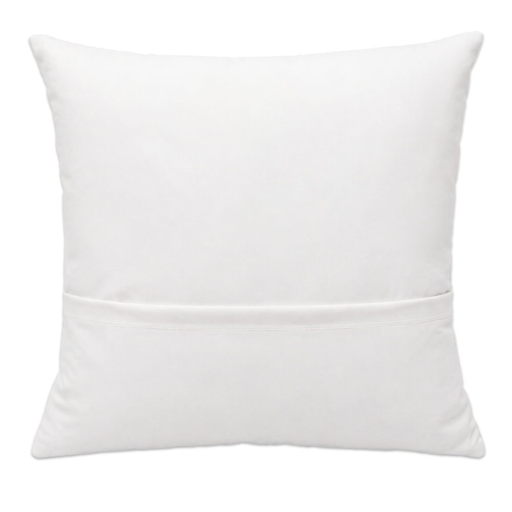 Throw Pillow Case with Front Pocket - 18" x 18"