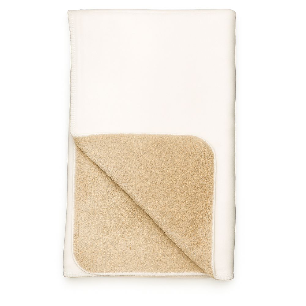 Tan Sherpa Blanket - 60" x 80"