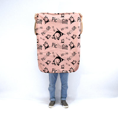 Gray Sherpa Blanket - 30" x 40"