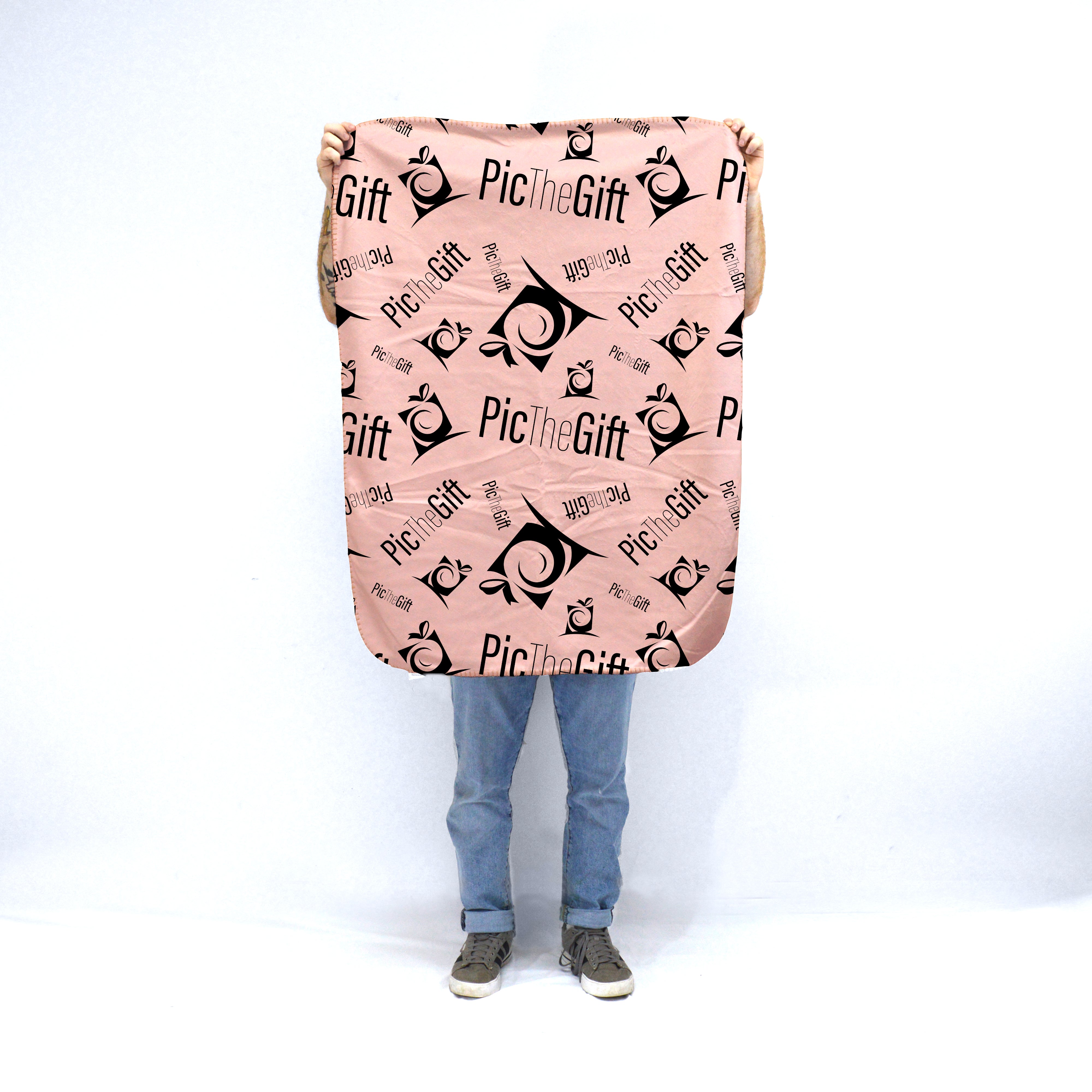 Gray Sherpa Blanket - 30" x 40"