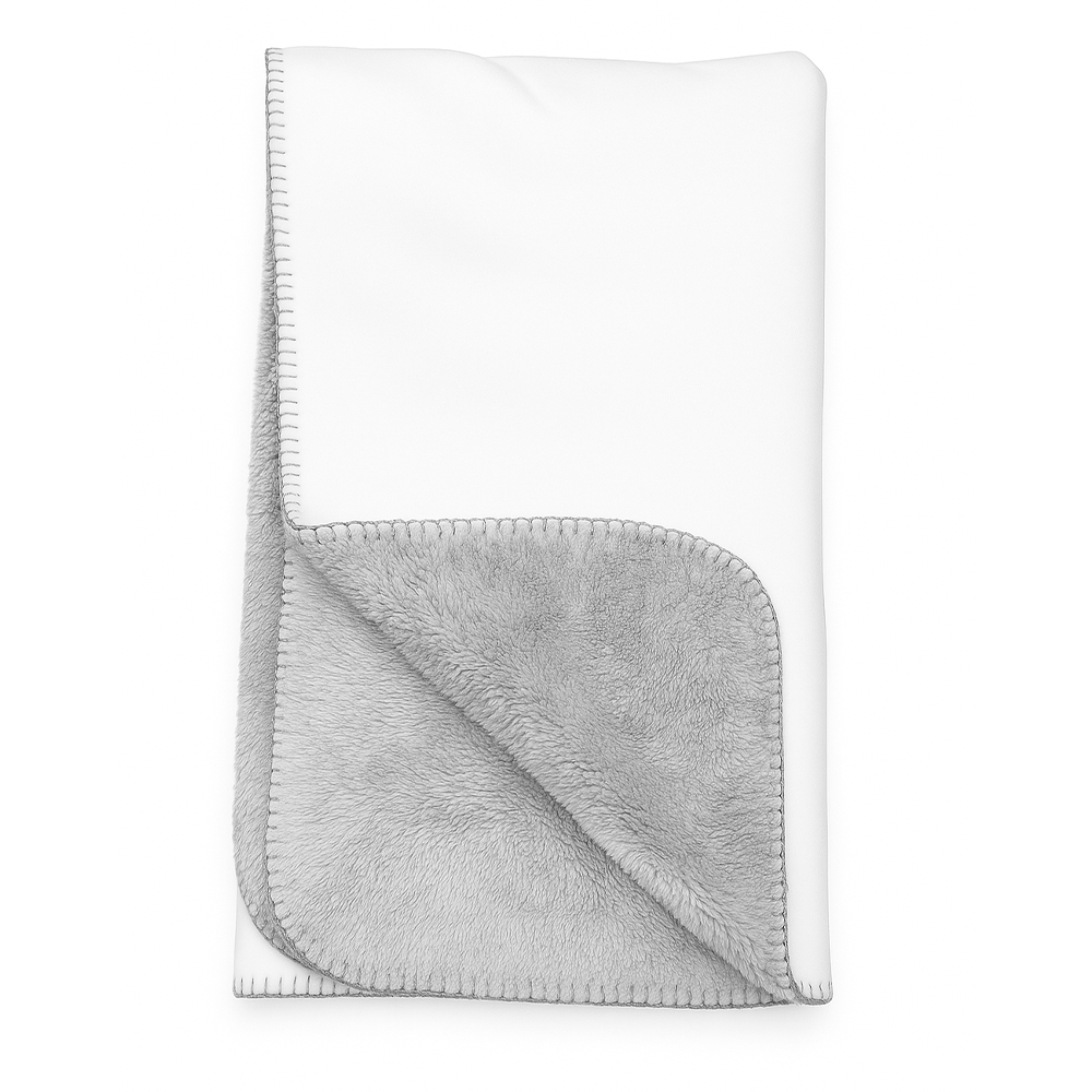 Gray Sherpa Blanket - 50" x 60"