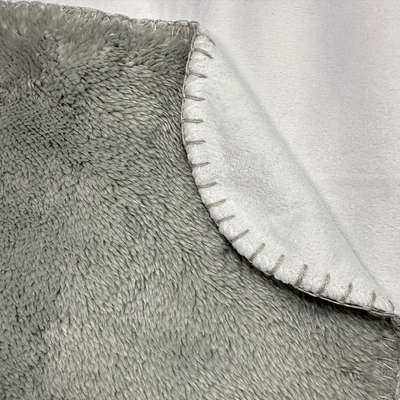 Gray Sherpa Blanket - 60" x 80"