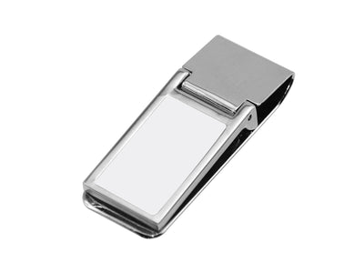 Silver Money Wallet Clip - 0.62" x 1.06"