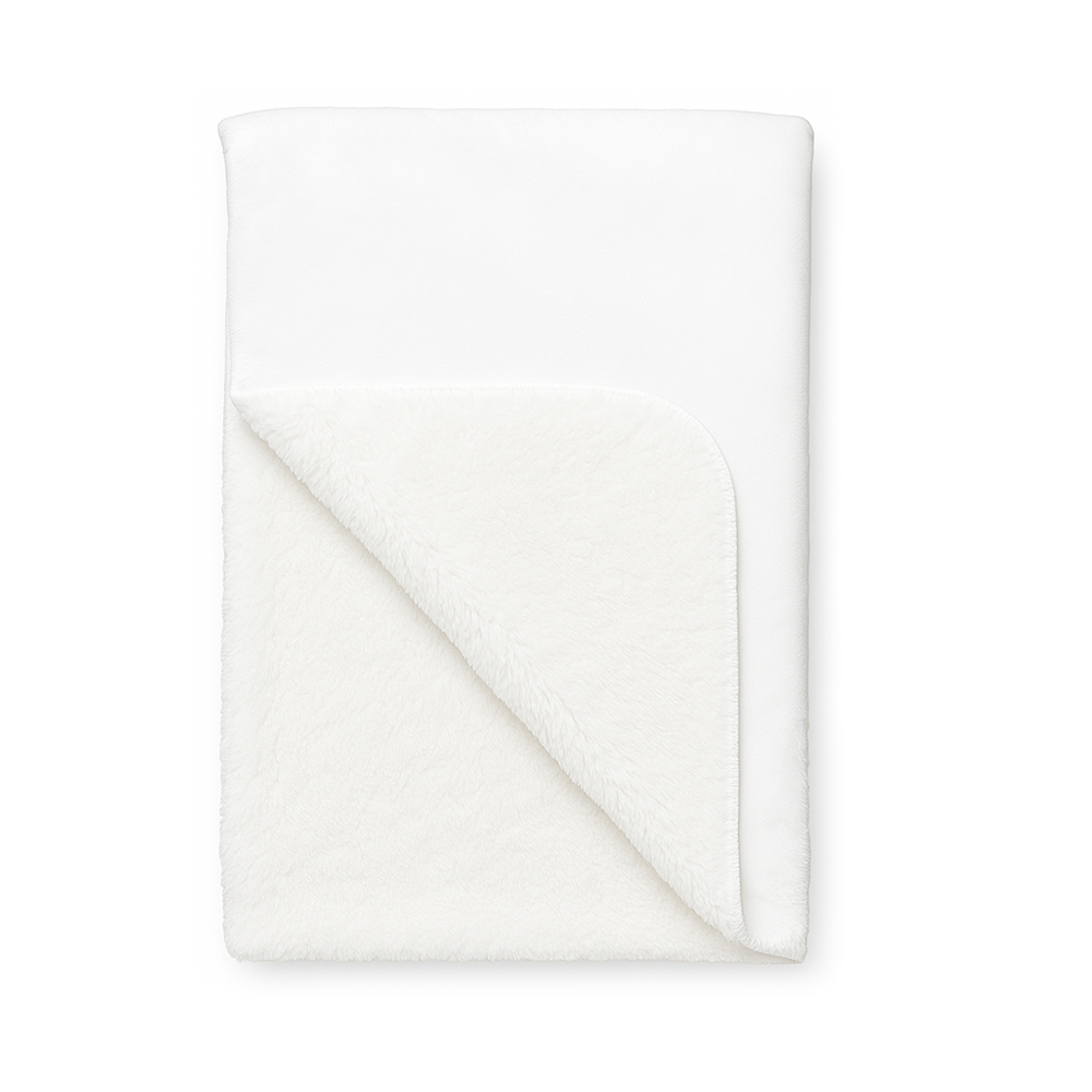 White Sherpa Blanket - 30" x 40"