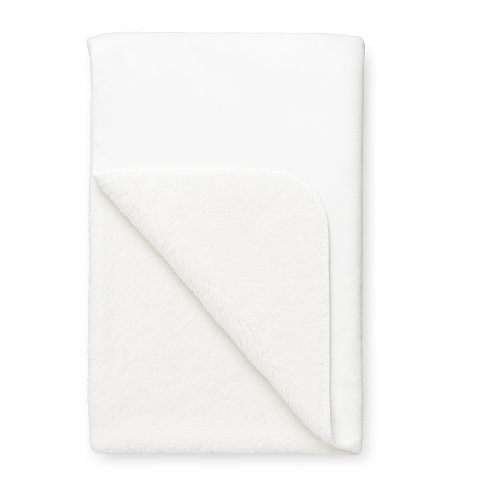 White Sherpa Blanket - 50" x 60"