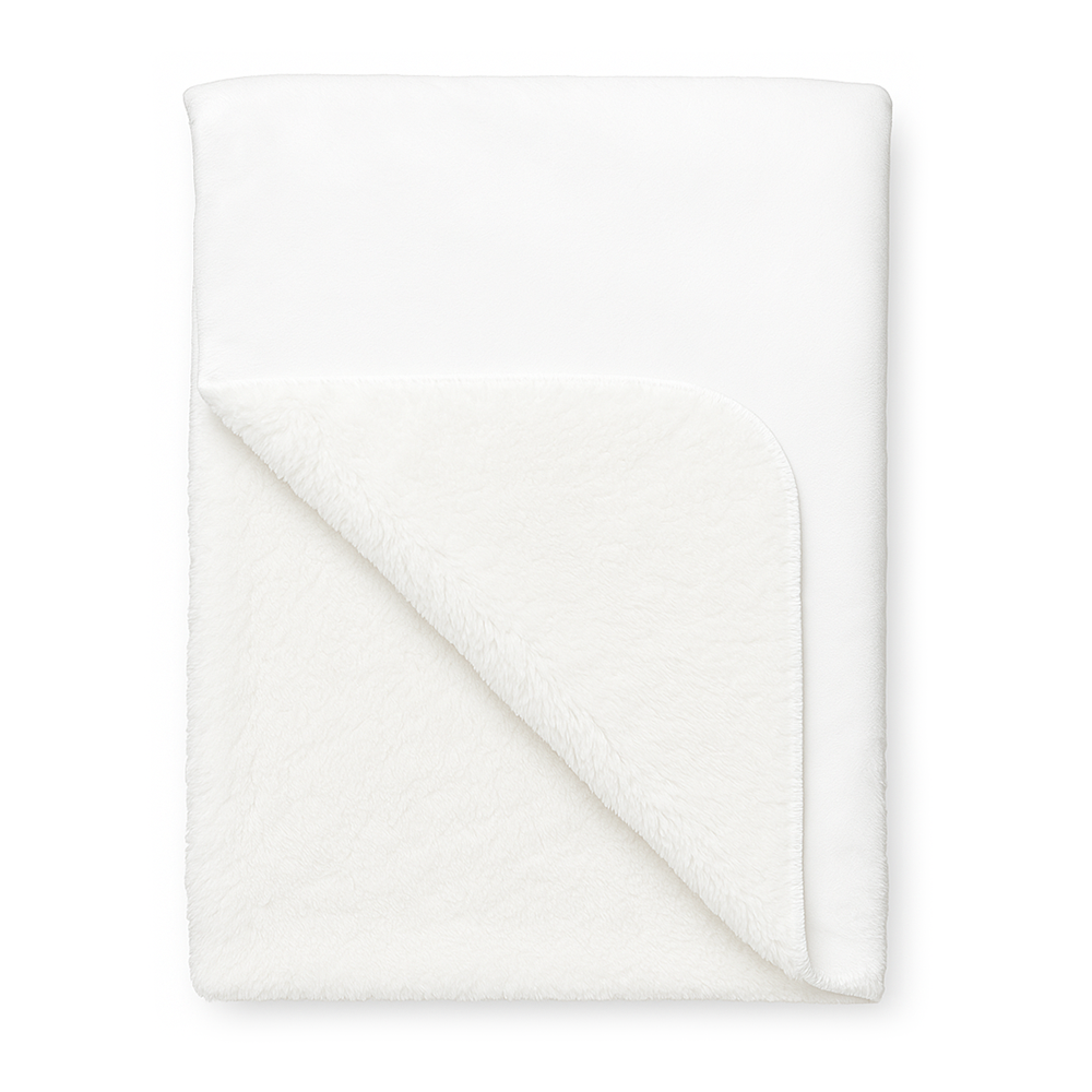 White Sherpa Blanket - 60" x 80"