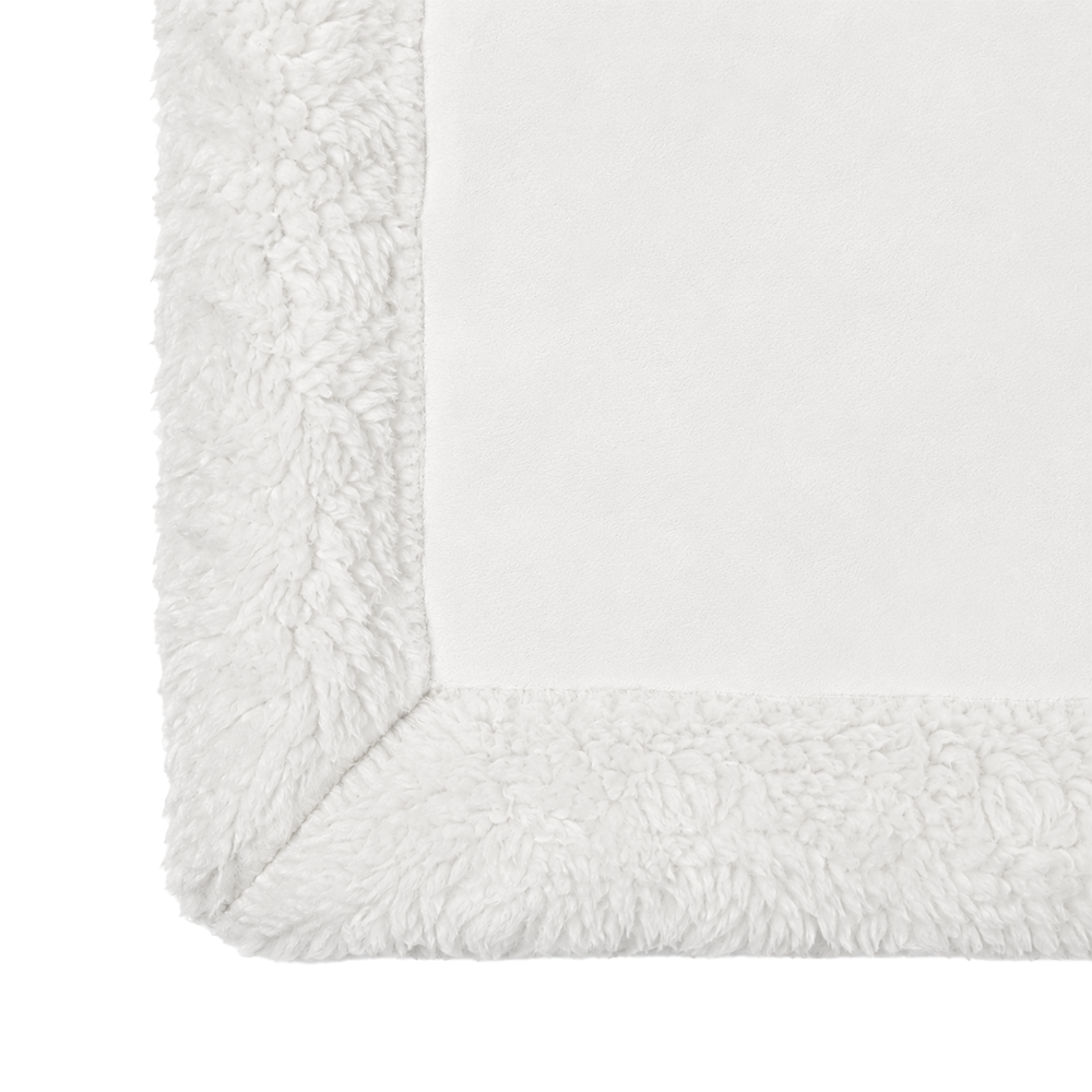 Sherpa Hem Blanket - 56" x 76"